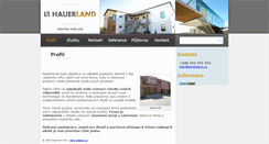 Desktop Screenshot of hauerland.cz