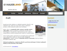 Tablet Screenshot of hauerland.cz